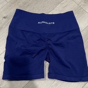 Alphalete Women's Navy Bike Shorts